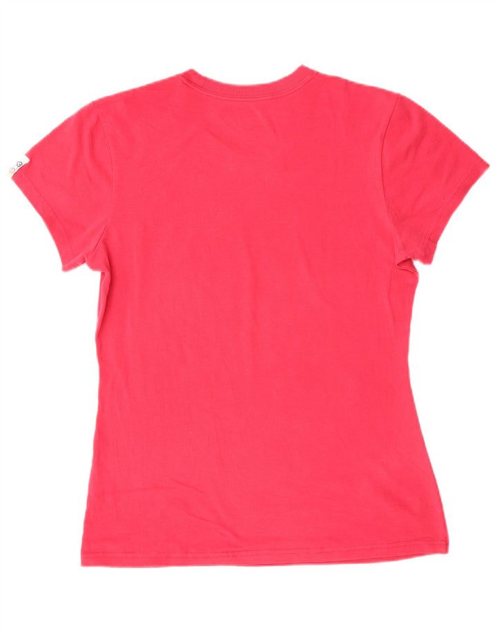 NIKE T-shirt graphique pour femme UK 12/14 Coton rose moyen