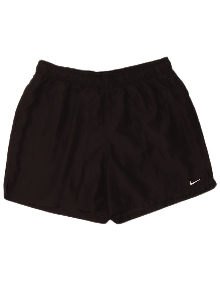 Short de sport Nike pour hommes, grand, noir, polyester