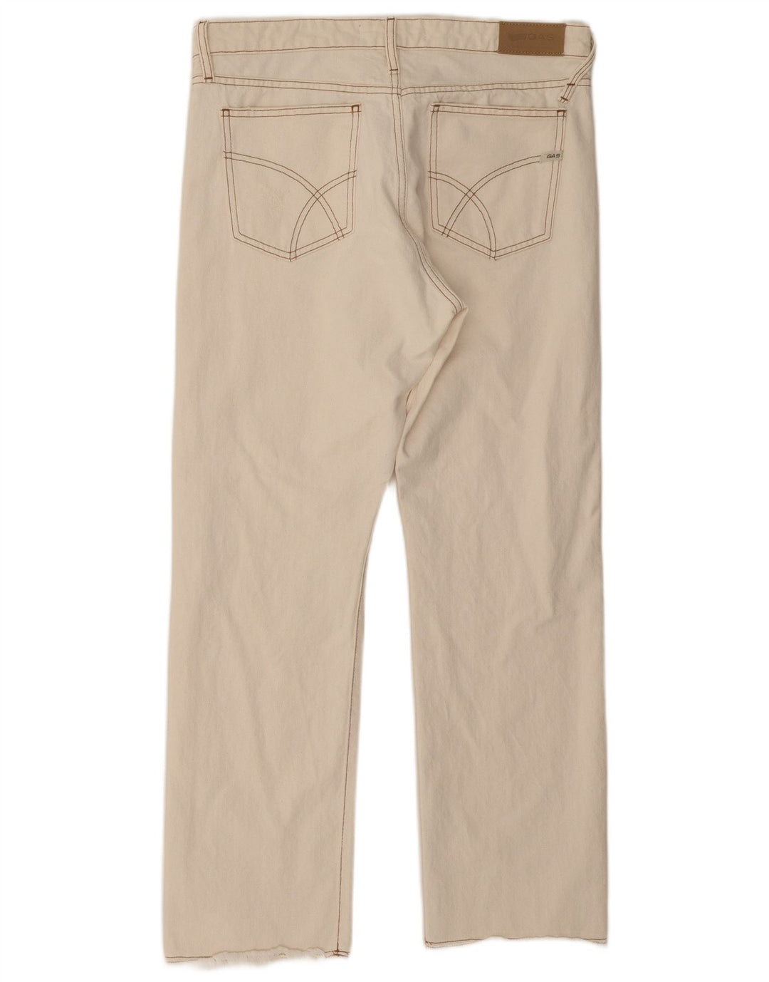 Gas Jean droit homme W31 L28 coton blanc