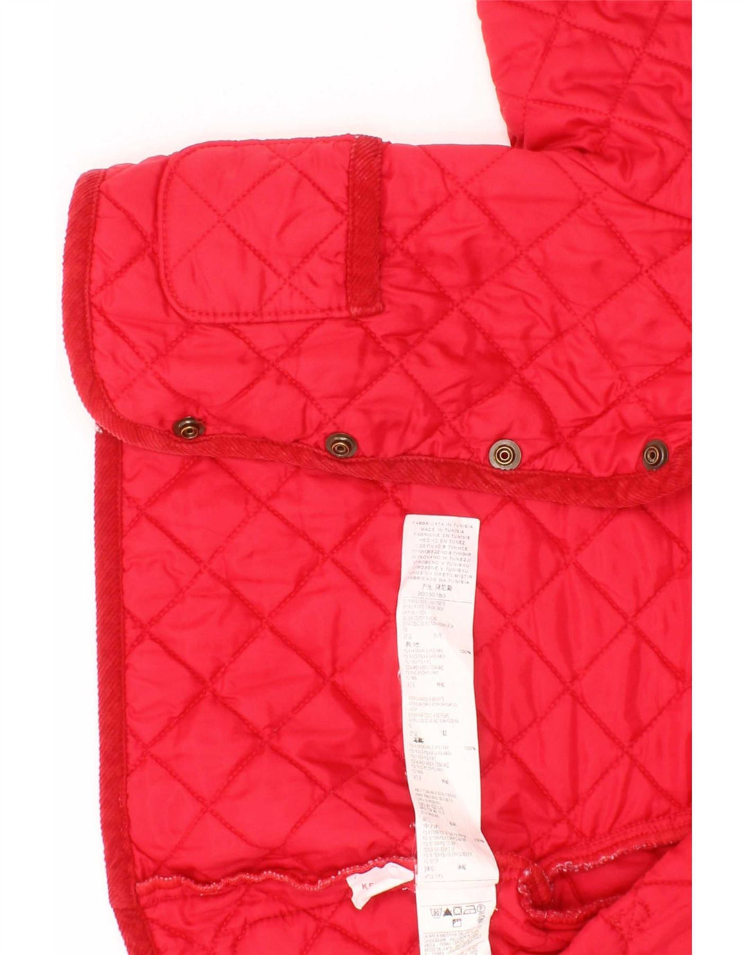 Benetton Veste matelassée bébé garçon 6-9 mois Rouge Polyamide