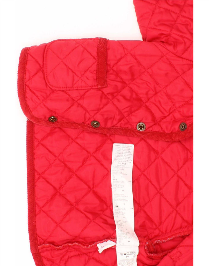 Benetton Veste matelassée bébé garçon 6-9 mois Rouge Polyamide