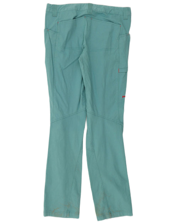 Patagonia Pantalon cargo droit pour femme US 6 Medium W34 L32 Turquoise