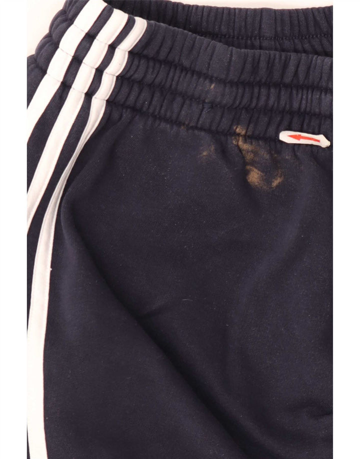 Adidas Pantalon de survêtement pour homme en coton bleu marine moyen