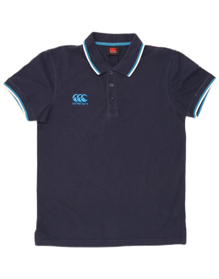 CANTERBURY Polo Homme Bleu Marine Moyen Polyester