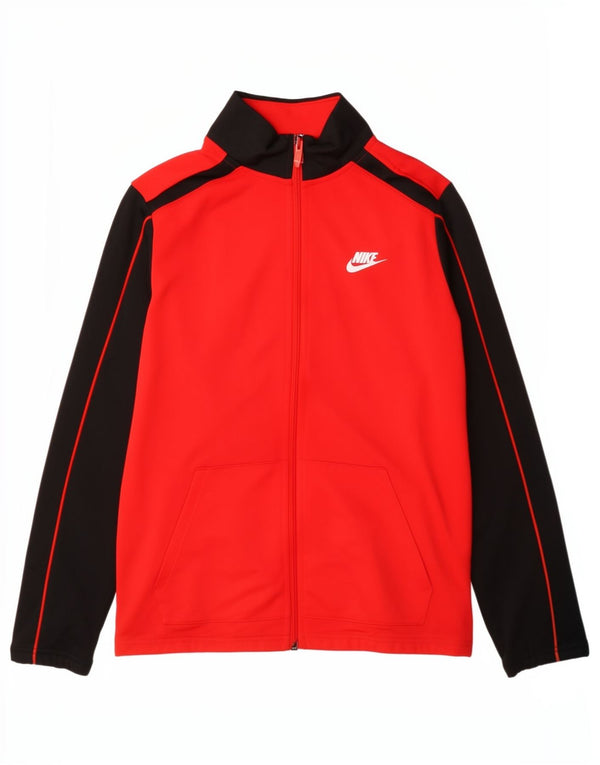 Nike Veste de survêtement pour garçon 13-14 ans XL Rouge Colorblock Sports