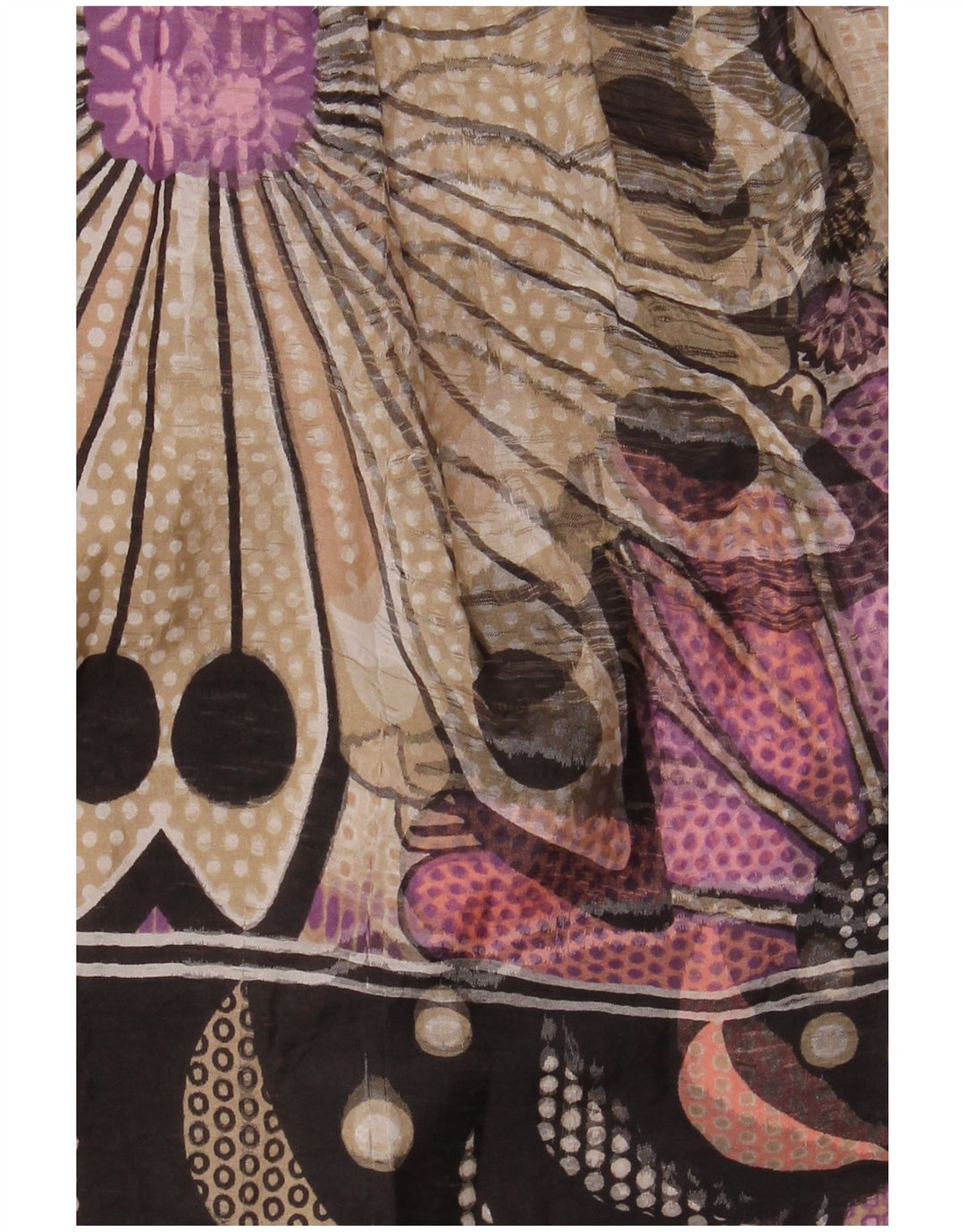 Marella Mini jupe femme W32 grand motif floral multicolore
