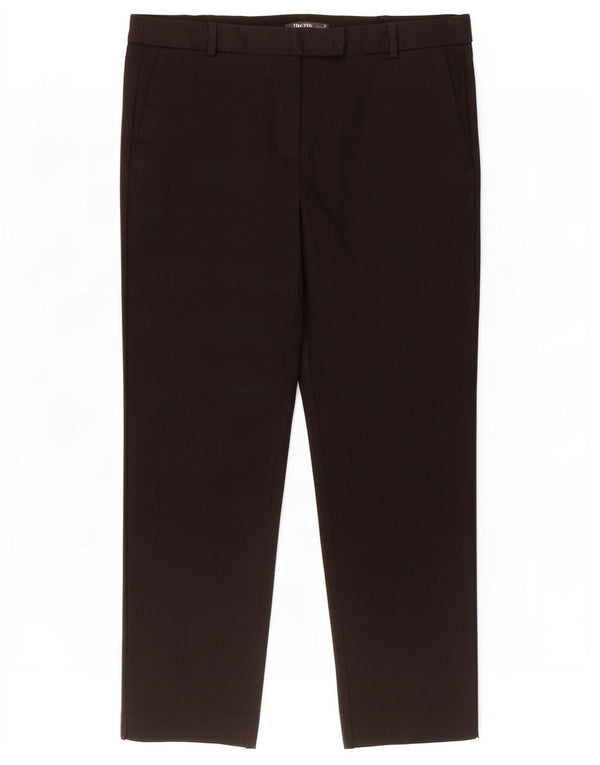 Marks & Spencer Pantalon chino slim pour femme UK 16 Large W32 L25 Noir