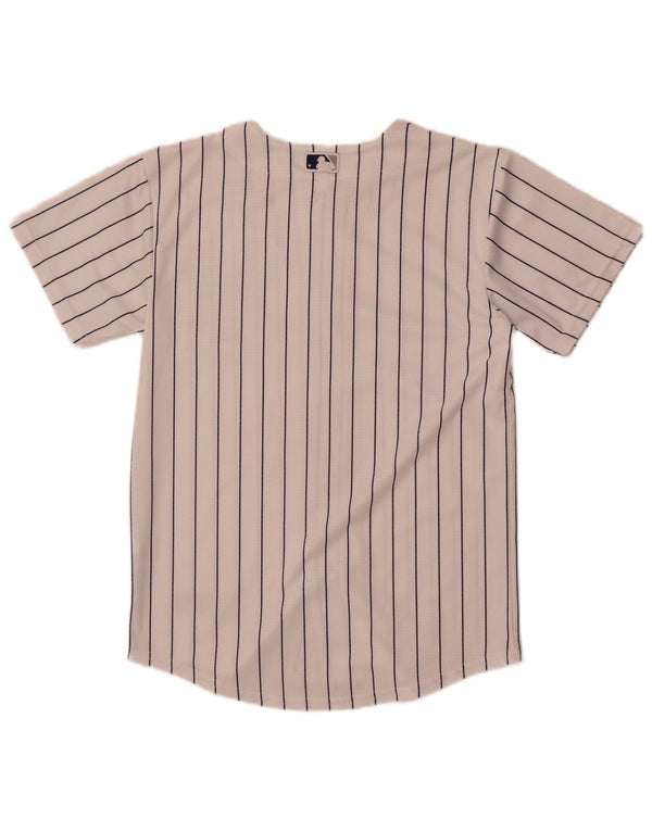 Nike Maillot NBA Graphic Garçon 10-11 ans Polyester Rayé Blanc Moyen