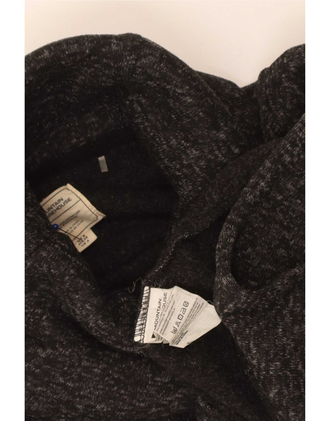 Mountain Warehouse Pull col roulé pour femme UK 8 Petit Gris Moucheté