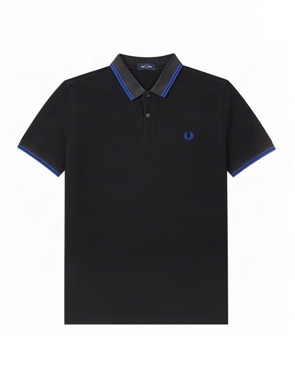 Fred Perry Polo Homme XL Noir Coton