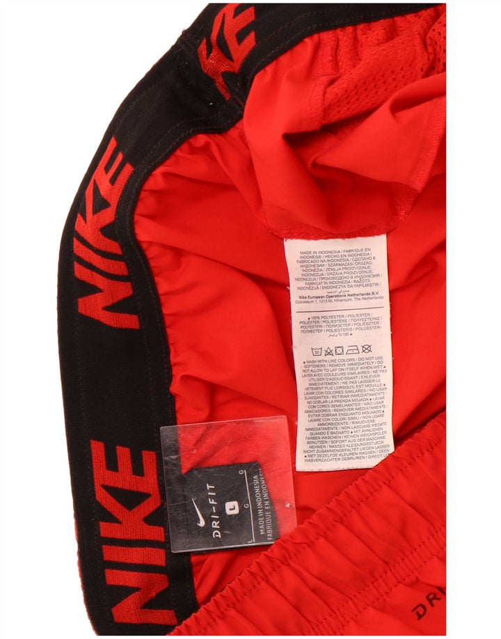 Nike Short de sport pour homme Large Rouge Polyester Sports