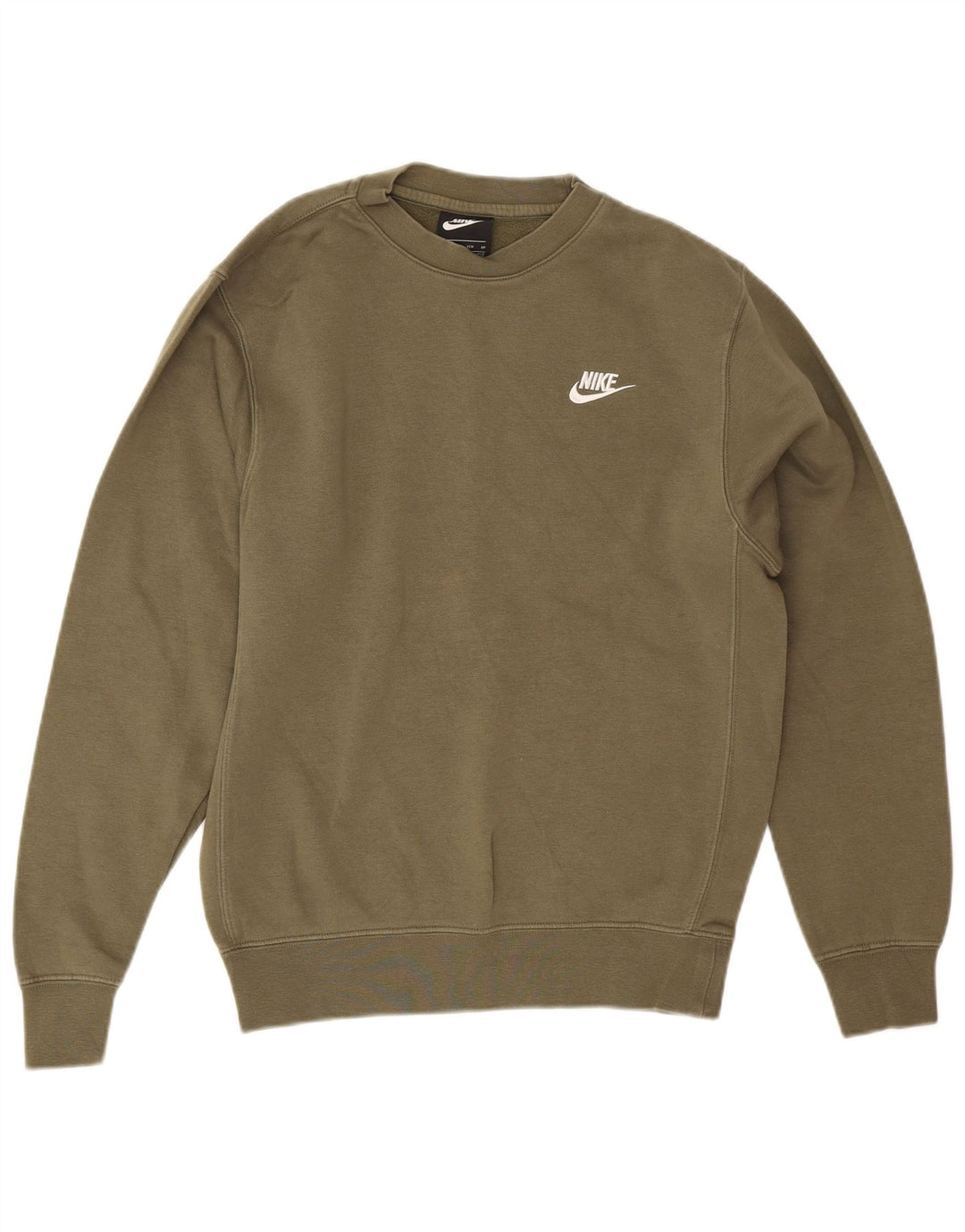 Nike Homme Sweatshirt Jumper XS Kaki Coton
