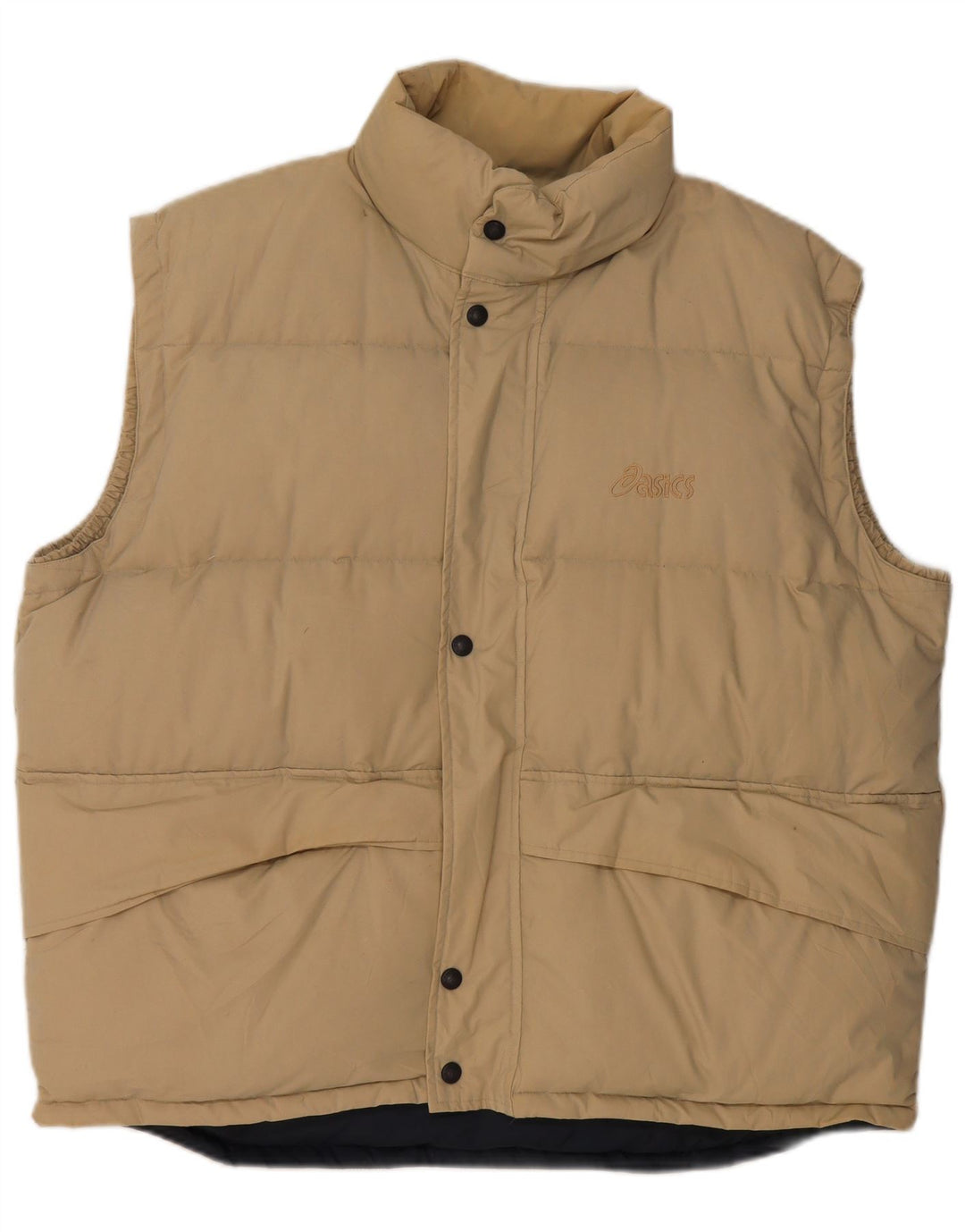 Asics Gilet rembourré homme UK 42 XL Beige Polyester