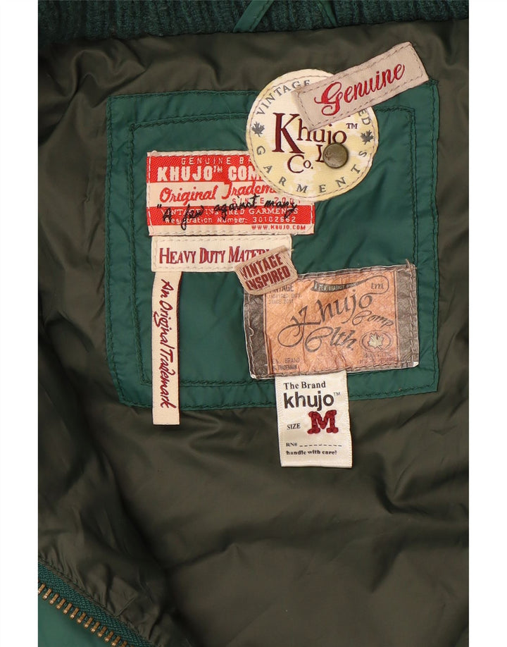KHUJO Veste matelassée pour femme UK 12 Vert moyen