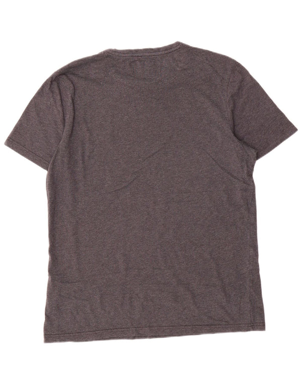 Lyle & Scott T-Shirt Homme Haut Large Gris Coton