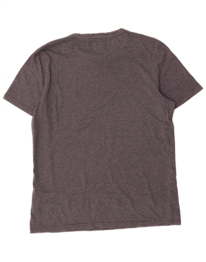 Lyle & Scott T-Shirt Homme Haut Large Gris Coton