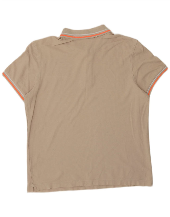 Lotto Polo Homme Large Beige Coton