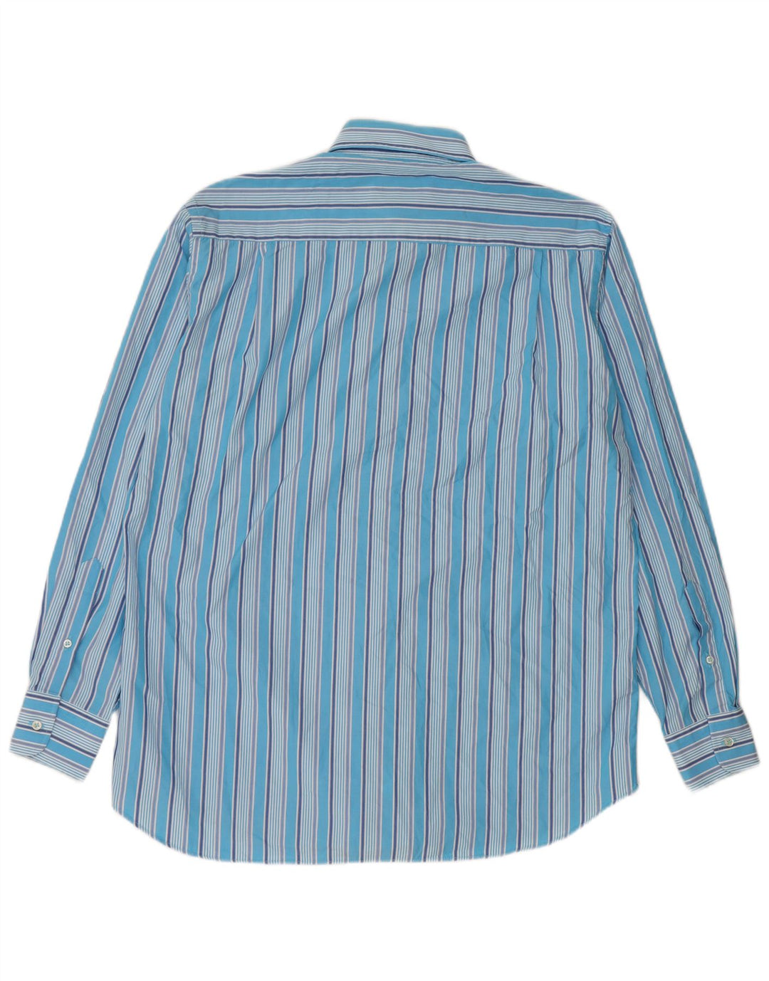 Paul & Shark Chemise Homme Taille 40 Coton Rayé Bleu Moyen