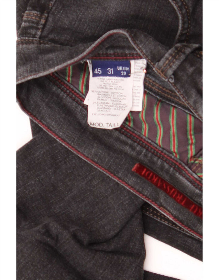 Trussardi Jean Droit W29 L32 Gris Coton Homme