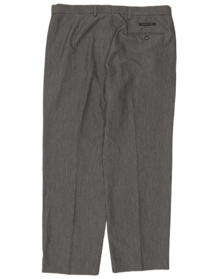Marks & Spencer Pantalon de costume droit coupe droite pour homme W36 L29 Gris