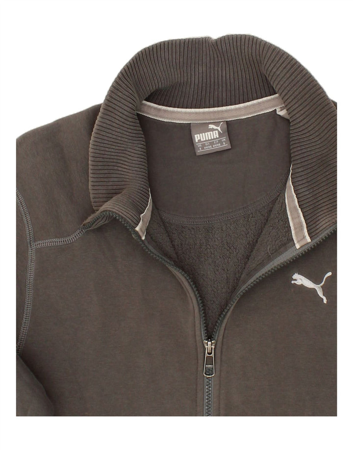 PUMA Mens Tracksuit Top Jacket Small Grey Cotton Vintage Puma and Second-Hand Puma from Messina Hembry 