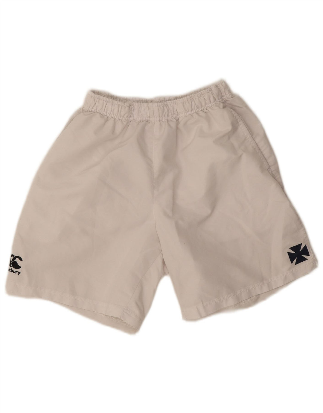 Canterbury Short de Sport Graphique Homme Petit Blanc Polyester
