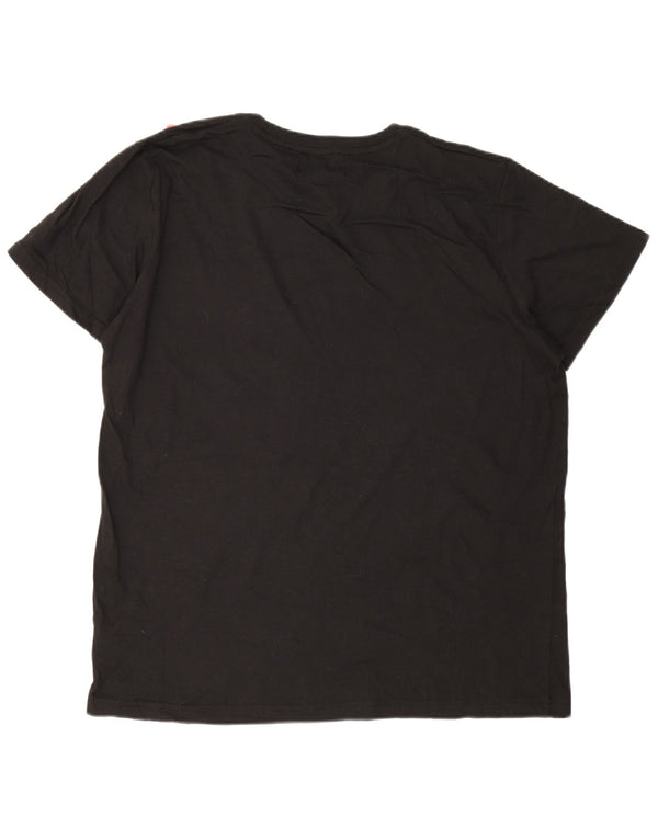 PIERRE CARDIN T-Shirt Homme Top XL Noir Coton