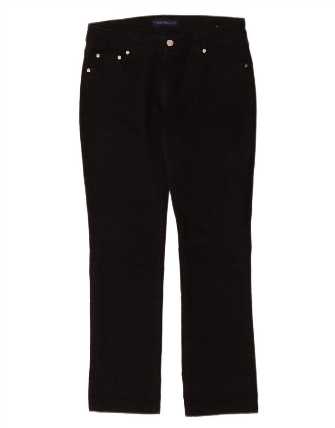Trussardi Femme Jean Slim W28 L28 Noir Coton