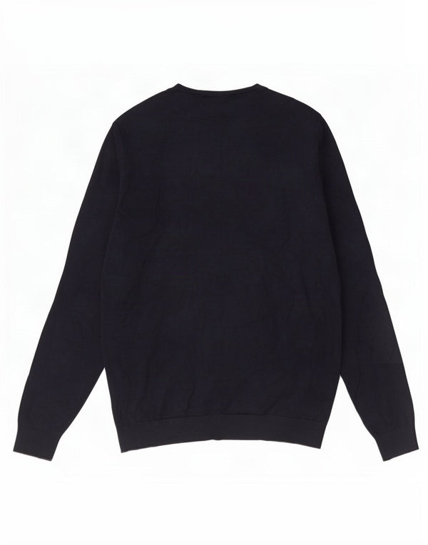 Zara Pull ras du cou pour homme, grand, noir