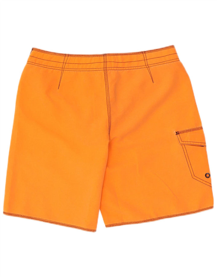 Energie Short de bain cargo graphique pour homme, petit, orange, polyester, plage