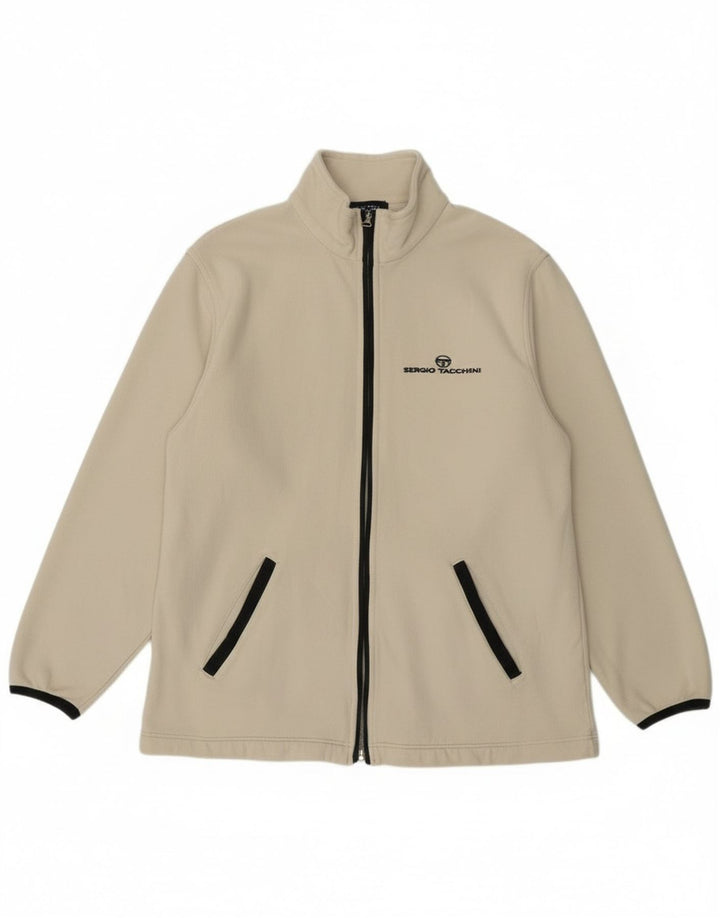 Sergio Tacchini Veste De Survêtement Pour Homme Petit Blanc Cassé