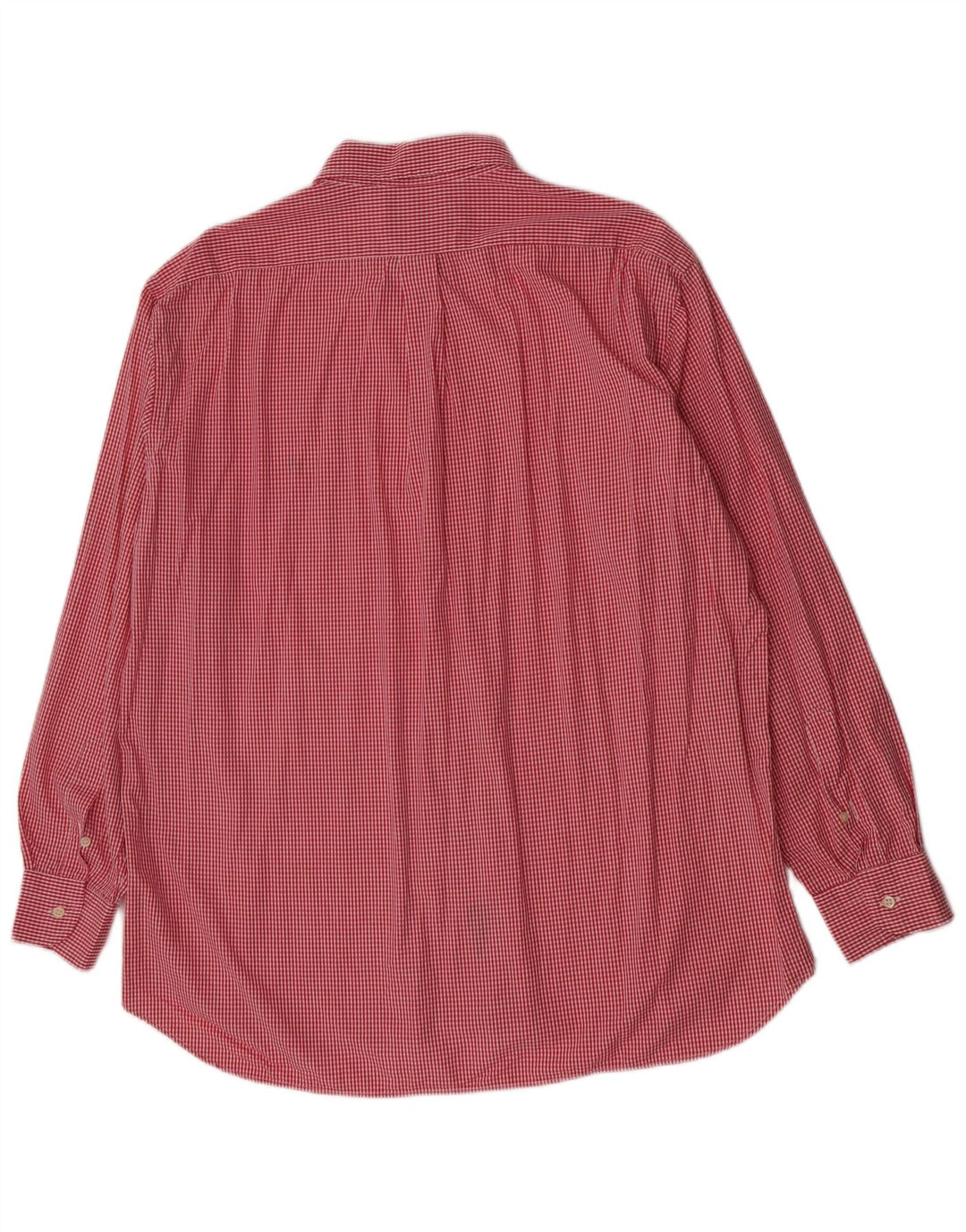 Brooksfield Chemise Homme Taille 43 XL Rouge Vichy Coton