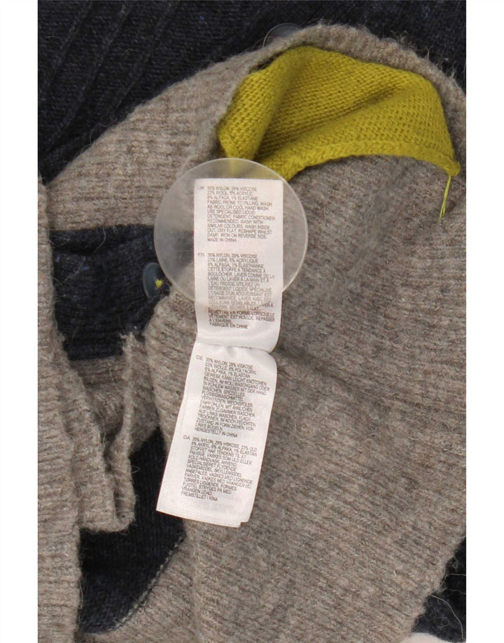 White Stuff Cardigan pour femme UK 12 Bleu marine moyen Colourblock