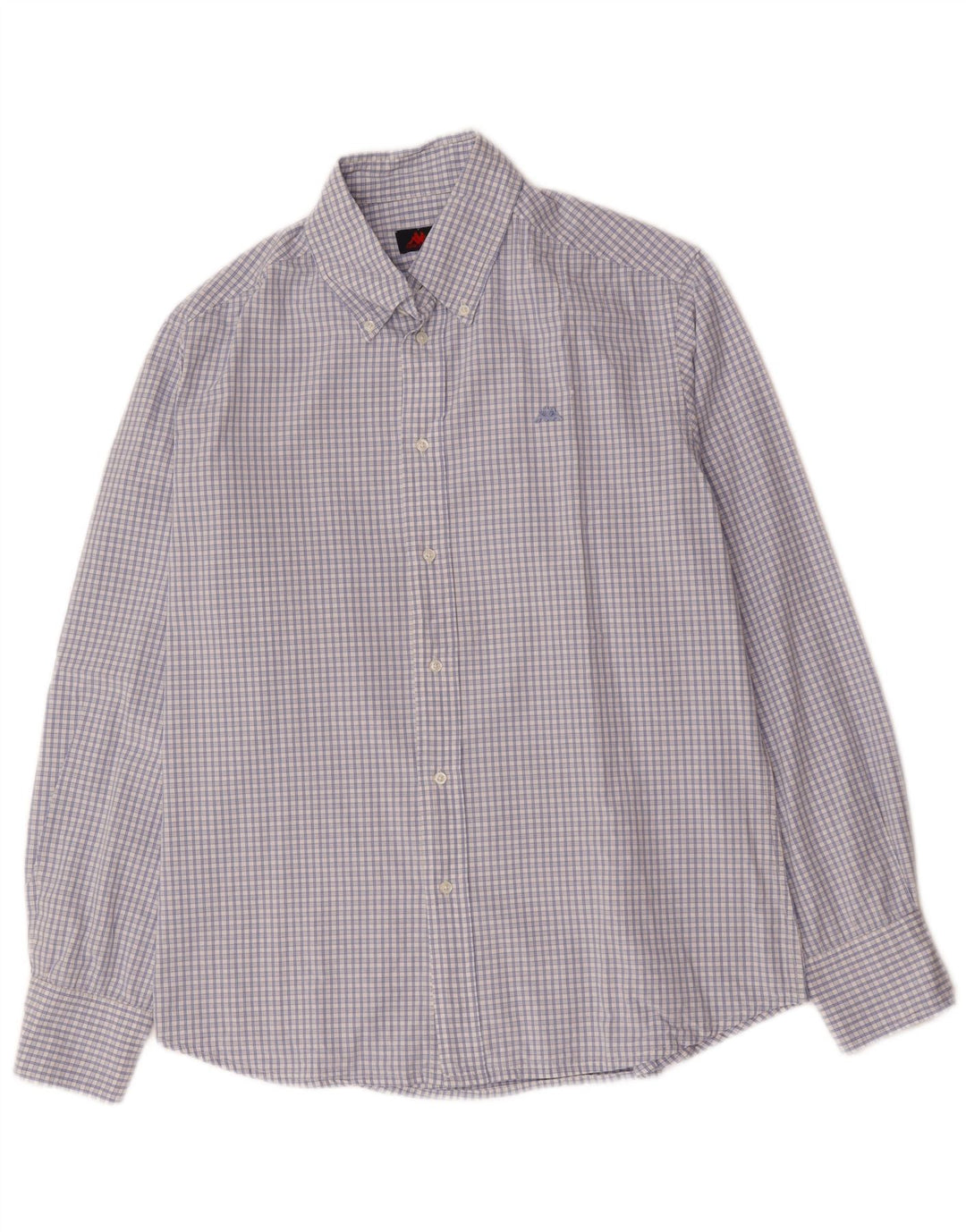 KAPPA Chemise Homme Large Bleu Vichy Coton
