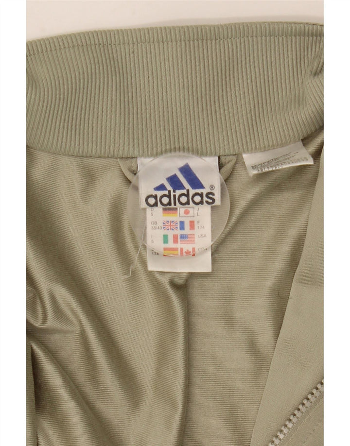 Adidas Veste de survêtement pour homme UK 38/40 Kaki moyen Polyester