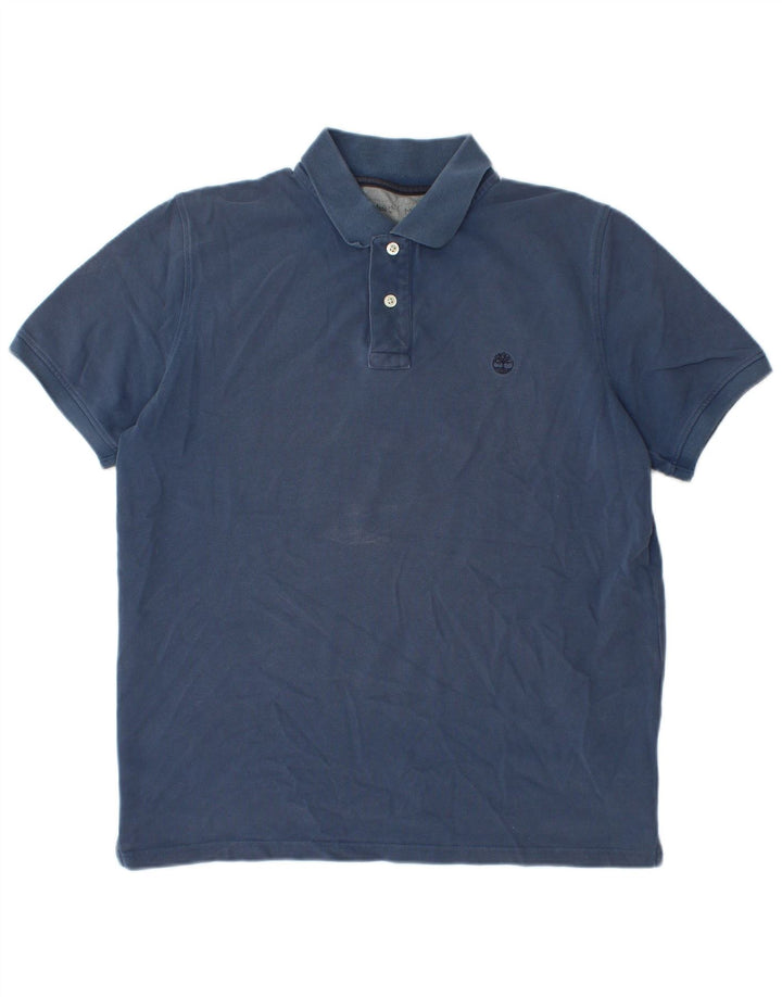 Timberland Polo Regular Fit Homme Bleu Marine Moyen Coton