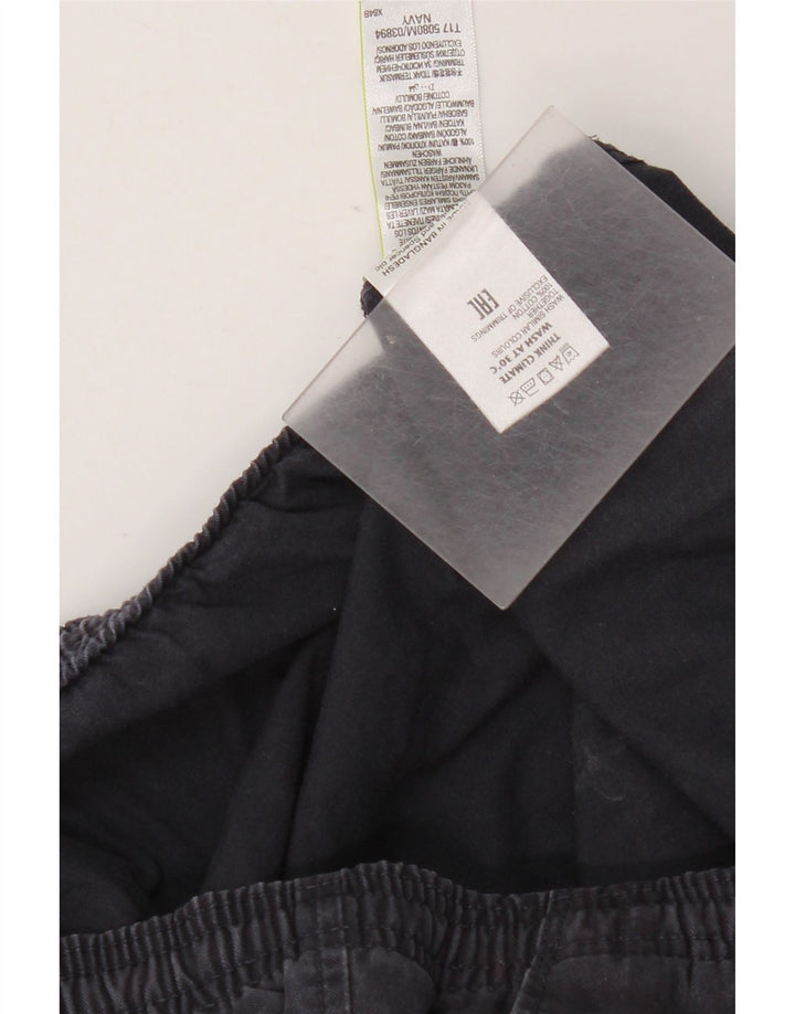 Marks & Spencer Pantalon Chino Regular Homme W39 L29 Bleu Marine Coton