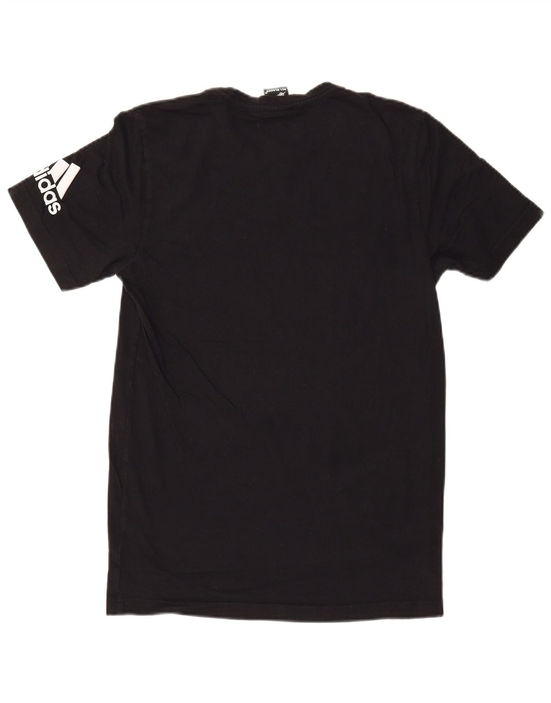 Adidas Hommes All Blacks Graphic T-Shirt Top Petit Noir