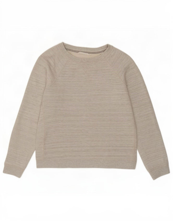 Fat Face Sweat-shirt pour femme UK 16 Large Gris Coton