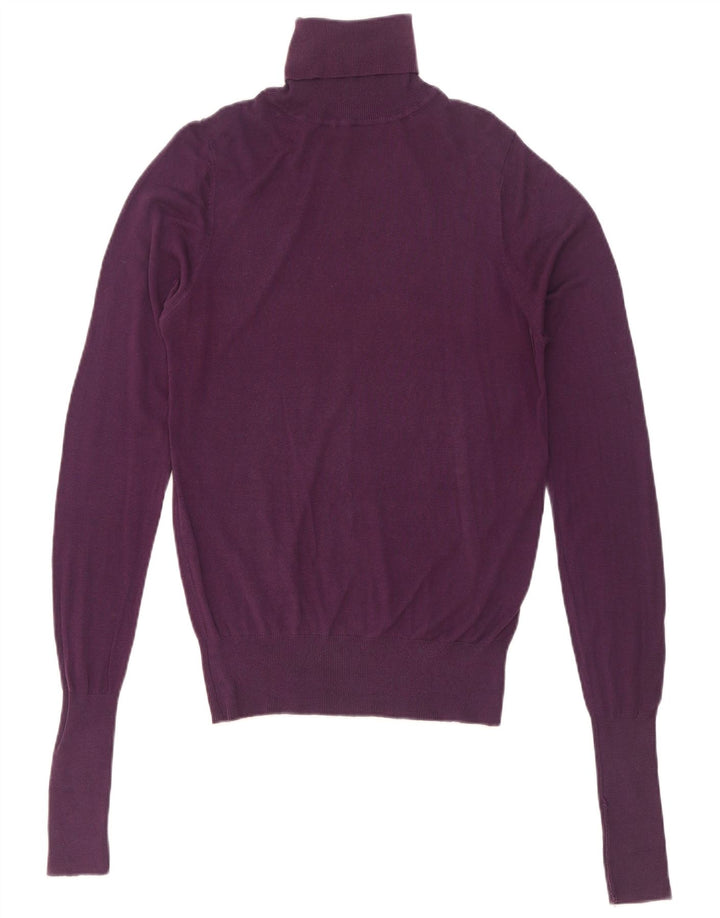 Zara Pull Col Roulé Homme Violet Moyen