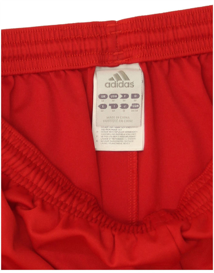 Adidas Short de Sport Climalite Homme Rouge Moyen Polyester
