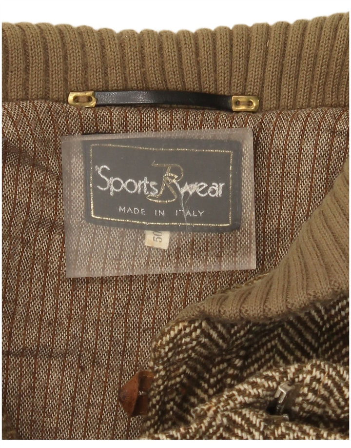 Radici Bomber en tricot pour homme IT 50 à chevrons kaki