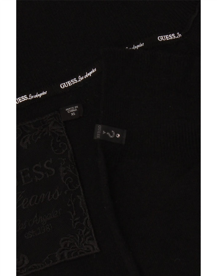 Guess Cardigan court ouvert pour femme UK 4 XS Noir