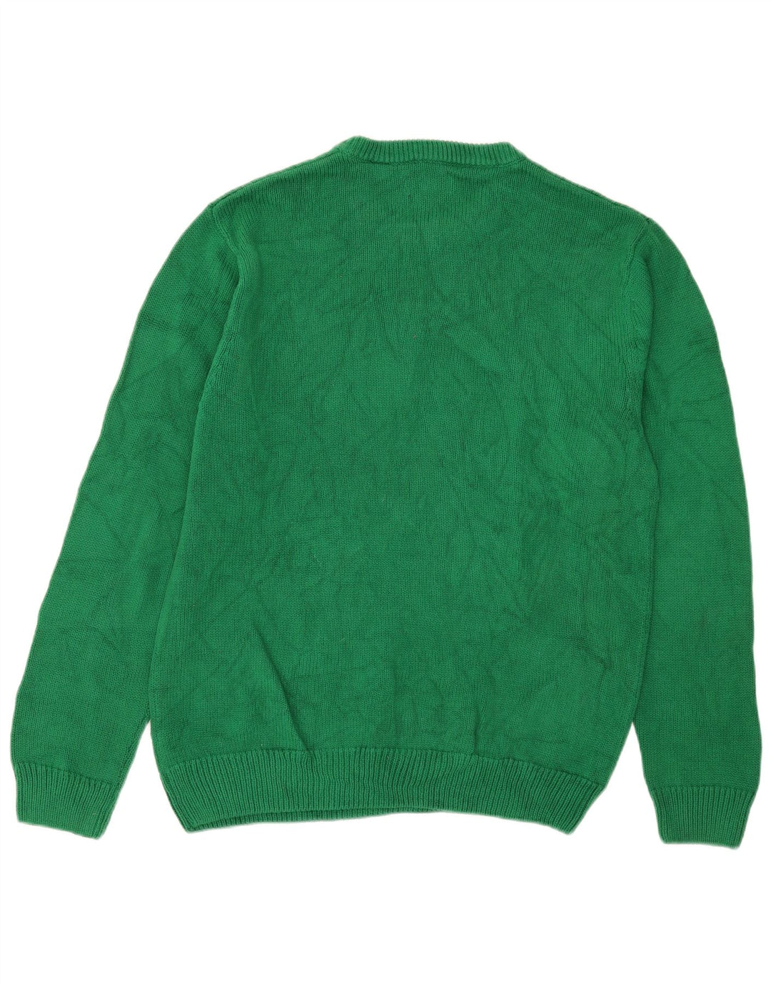 Chaps Pull à col rond pour homme en coton vert Taille L