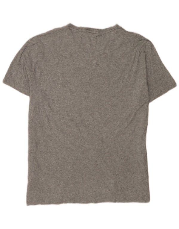 Polo Ralph Lauren T-shirt slim personnalisé pour hommes, en coton moucheté gris 2XL