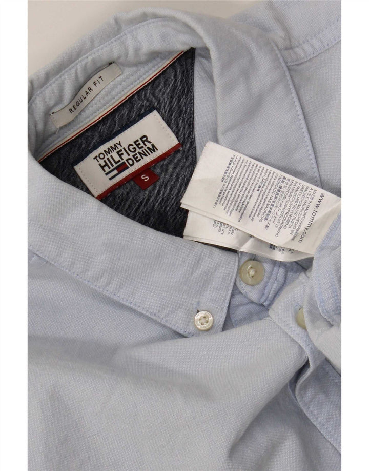 Tommy Hilfiger Chemise Homme Petit Bleu Coton