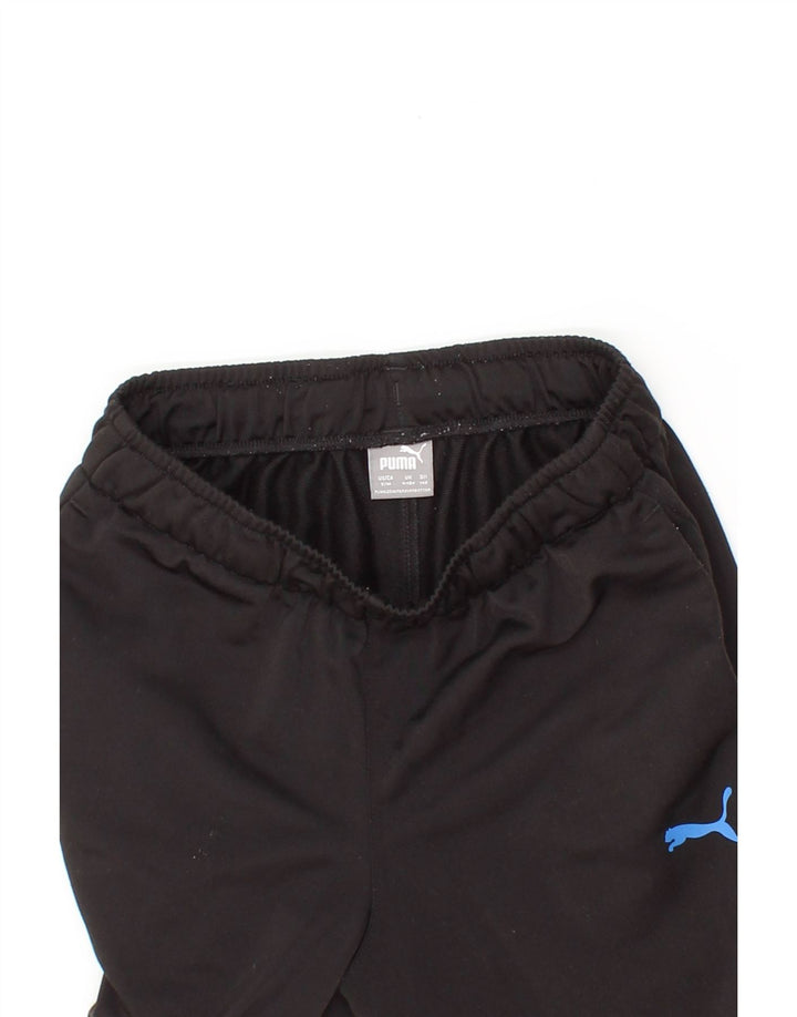PUMA Boys Tracksuit Trousers 9-10 Years Medium  Black Vintage Puma and Second-Hand Puma from Messina Hembry 