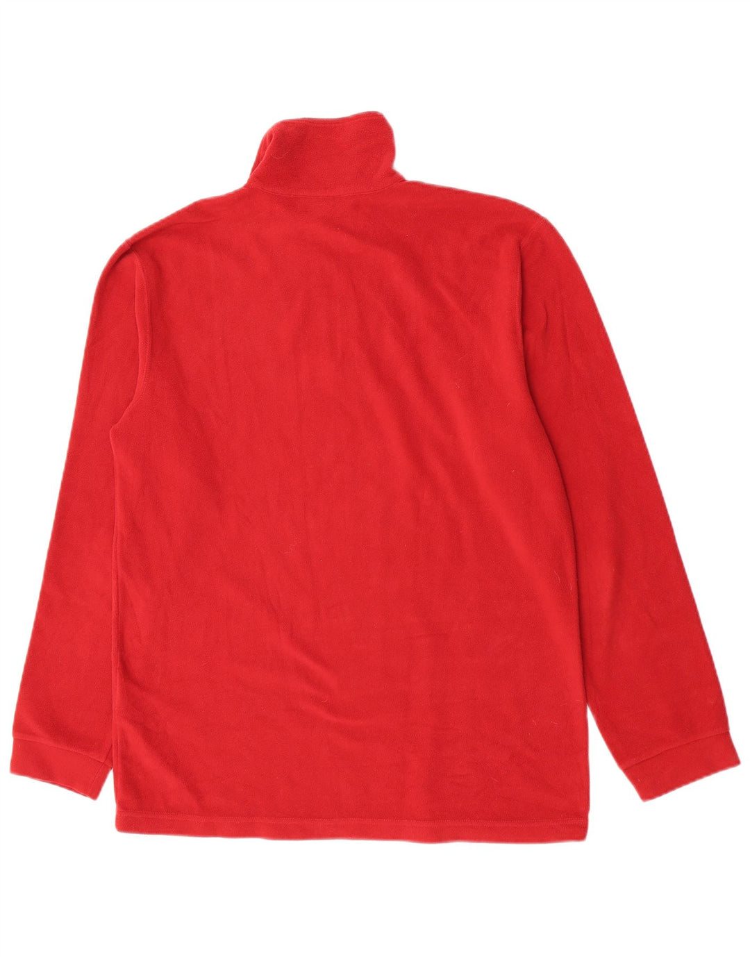 Champion Pull polaire à col zippé pour homme XL Rouge Polyester