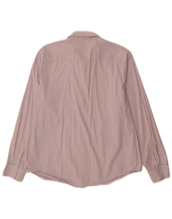Calvin Klein Chemise slim fit XL en coton à fines rayures pour homme