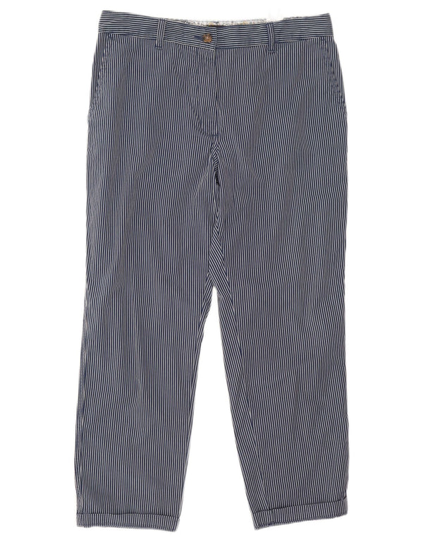 Marks & Spencer Pantalon court pour femme UK 12 Medium W32 L25 Bleu marine